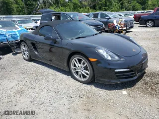 2013 Porsche Boxster with VIN WP0CA2A89DS114504, listed as a Copart auction lot 53711015 with 24,203 mi miles and Salvage Title. Bid and sale history available at carsss.com. Image 4.