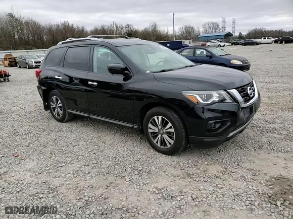 2017 Nissan Pathfinder SL with VIN 5N1DR2MN0HC680710, listed as a Copart auction lot 48408705 with 80,625 mi miles and Salvage Title. Bid and sale history available at carsss.com. Image 12.