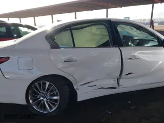 2019 Infiniti Q50 3.0t LUXE with VIN JN1EV7AP1KM515602, listed as a IAAI auction lot 41525562 with NaN miles. Bid and sale history available at carsss.com. Image 6.