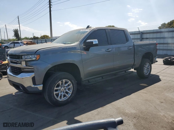 2021 Chevrolet Silverado 1500 LT with VIN 1GCPWCEDXMZ278769, listed as a Copart auction lot 49445615 with 39,303 mi miles and Non Repairable. Bid and sale history available at carsss.com. Image 1.