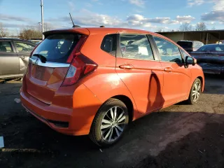 2018 Honda Fit EX-L with VIN 3HGGK5H95JM700881, listed as a Copart auction lot 79880414 with 77,238 mi miles and Salvage Title. Bid and sale history available at carsss.com. Image 3.