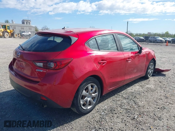 2016 Mazda 3 i Sport with VIN JM1BM1J70G1331132, listed as a IAAI auction lot 42120780 with 109,917 mi miles and . Bid and sale history available at DreamBid. Image 4.