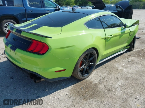 2020 Ford Mustang GT with VIN 1FA6P8CF2L5159040, listed as a IAAI auction lot 42624807 with 41,235 mi miles and . Bid and sale history available at DreamBid. Image 4.
