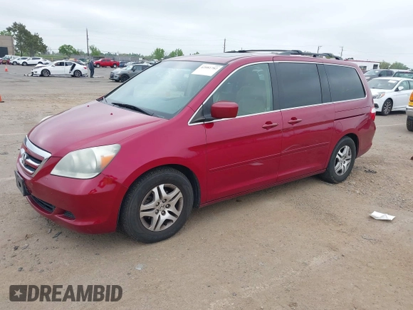 2006 Honda Odyssey EX-L with VIN 5FNRL38696B408404, listed as a IAAI auction lot 42081782 with 229,835 mi miles. Bid and sale history available at carsss.com. Image 2.