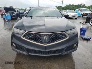 2019 Acura TLX w/A-Spec Pkg with VIN 19UUB3F68KA006619, listed as a Copart auction lot 59289515 with 120,539 mi miles and Salvage title. Bid and sale history available at DreamBid. Image 5.
