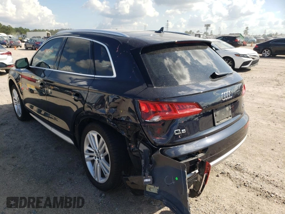 2018 Audi Q5 Premium Plus with VIN WA1BNAFY9J2135135, listed as a Copart auction lot 66545142 with 47,006 mi miles. Bid and sale history available at carsss.com. Image 3.