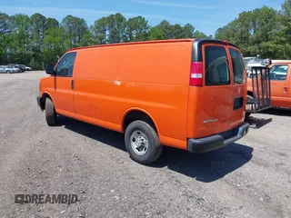 2017 Chevrolet Express Cargo Van with VIN 1GCWGAFF8H1329753, listed as a IAAI auction lot 42126110 with 187,569 mi miles. Bid and sale history available at carsss.com. Image 3.