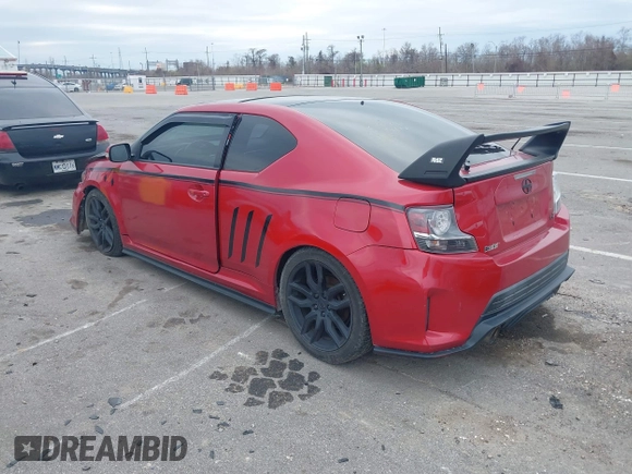 2016 Scion tC with VIN JTKJF5C74GJ026588, listed as a IAAI auction lot 41582253 with 74,023 mi miles. Bid and sale history available at carsss.com. Image 3.