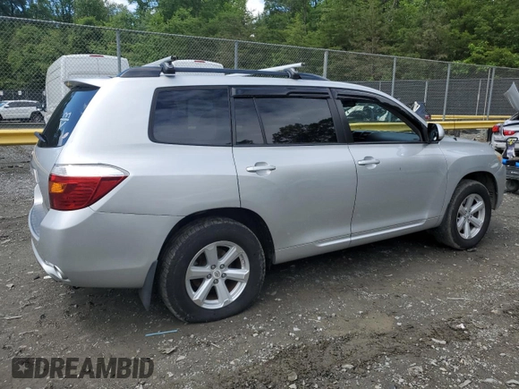 2010 Toyota Highlander with VIN 5TDBK3EH6AS028127, listed as a Copart auction lot 58197825 with 131,659 mi miles and Salvage title. Bid and sale history available at DreamBid. Image 3.