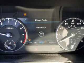 2020 Genesis G90 3.3T Premium with VIN KMTF34PA7LU081276, listed as a Copart auction lot 42258315 with 22,350 mi miles and Salvage Title. Bid and sale history available at carsss.com. Image 9.