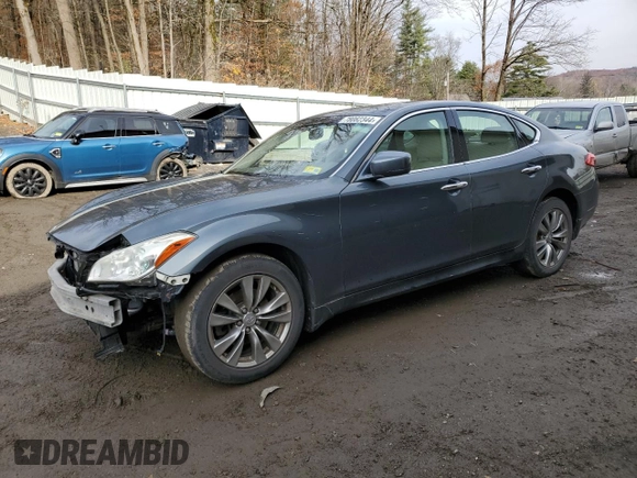 2012 Infiniti M37 with VIN JN1BY1AR8CM390513, listed as a Copart auction lot 78082344 with 130,540 mi miles and Non Repairable. Bid and sale history available at carsss.com. Image 1.