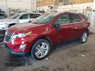 2019 Chevrolet Equinox Premier z VIN 3GNAXYEX7KL210371, wystawiony jako Copart lot #56555335 z przebiegiem 42 906 mil mil oraz Szkoda całkowita • Salvage title. Historia ofert i sprzedaży dostępna na DreamBid. Obrazek 1.