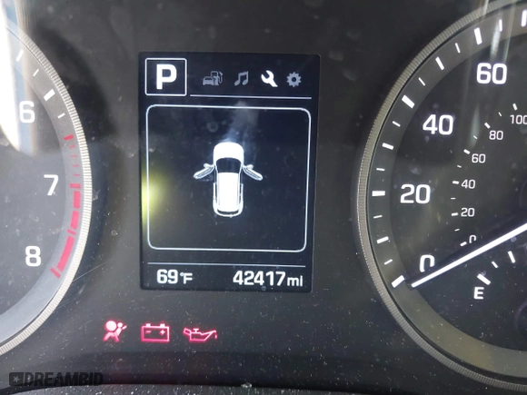 2016 Hyundai Tucson SE with VIN KM8J33A44GU209299, listed as a IAAI auction lot 41793611 with 42,417 mi miles. Bid and sale history available at carsss.com. Image 15.