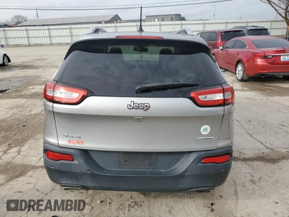 2017 Jeep Cherokee Latitude with VIN 1C4PJMCS1HW617979, listed as a Copart auction lot 84250714 with 105,987 mi miles and Salvage Title. Bid and sale history available at DreamBid. Image 6.