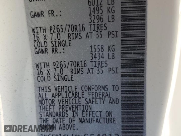 2024 Nissan Frontier S with VIN 1N6ED1CL4RN654812, listed as a Copart auction lot 48119115 with 9,110 mi miles and Salvage Title. Bid and sale history available at DreamBid. Image 13.