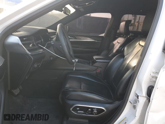 2023 Jeep Grand Cherokee Overland with VIN 1C4RJHDG8PC502208, listed as a Copart auction lot 86927734 with 53,732 mi miles and Salvage title. Bid and sale history available at DreamBid. Image 7.