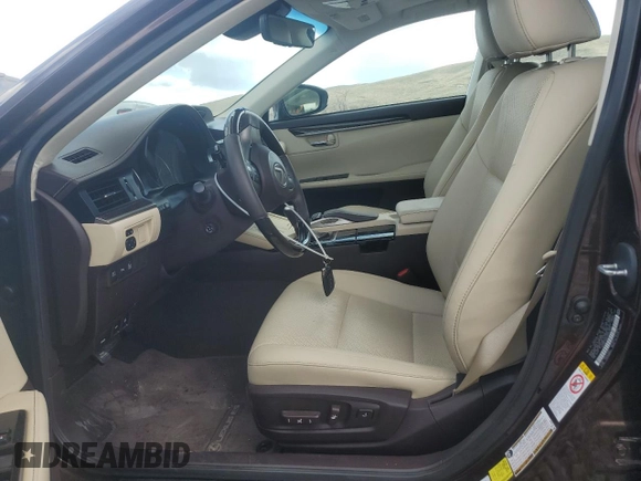 2017 Lexus ES with VIN 58ABK1GG4HU037959, listed as a Copart auction lot 53280735 with 0 mi miles and Salvage Title. Bid and sale history available at carsss.com. Image 7.