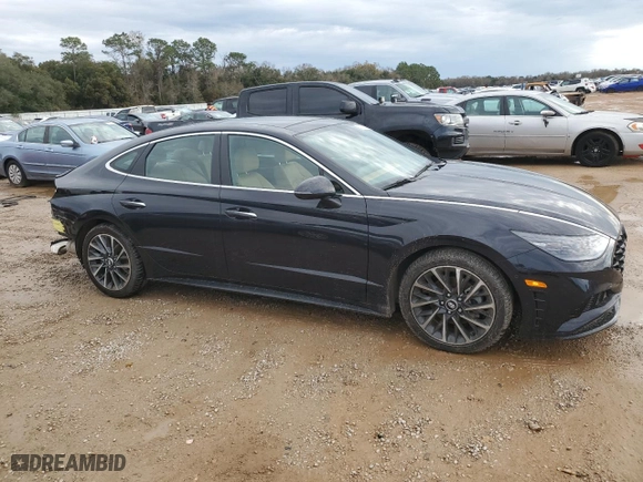 2023 Hyundai Sonata Limited with VIN KMHL34J23PA338097, listed as a Copart auction lot 42742305 with 20,630 mi miles and Salvage Title. Bid and sale history available at carsss.com. Image 4.