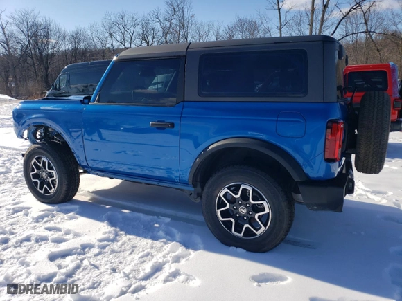 2023 Ford Bronco with VIN 1FMDE5AH5PLB24970, listed as a Copart auction lot 44934325 with 6,449 mi miles and Salvage Title. Bid and sale history available at carsss.com. Image 2.