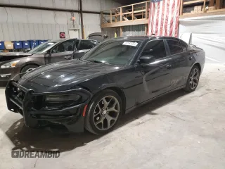 2015 Dodge Charger SXT with VIN 2C3CDXHG7FH925346, listed as a Copart auction lot 87183254 with 226,569 mi miles and Salvage Title. Bid and sale history available at DreamBid. Image 1.