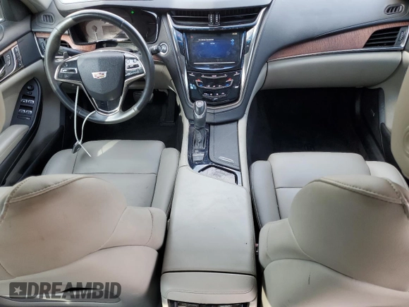 2015 Cadillac CTS RWD with VIN 1G6AP5SX2F0135080, listed as a Copart auction lot 85827504 with 95,287 mi miles and Salvage title. Bid and sale history available at DreamBid. Image 8.