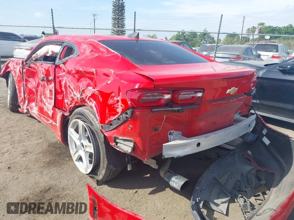 2019 Chevrolet Camaro 1LT with VIN 1G1FB1RX0K0156920, listed as a IAAI auction lot 42034391 with 1 mi miles. Bid and sale history available at carsss.com. Image 3.