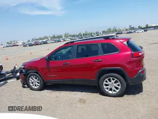 2016 Jeep Cherokee Sport with VIN 1C4PJLAB8GW216912, listed as a IAAI auction lot 42336479 with 104,396 mi miles and . Bid and sale history available at DreamBid. Image 15.