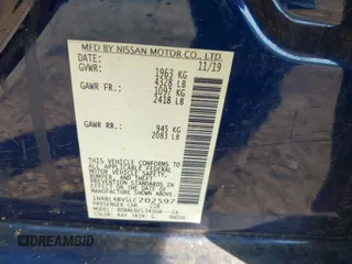 2020 Nissan Altima 2.5 S with VIN 1N4BL4BV5LC202597, listed as a IAAI auction lot 39651394 with 77,726 mi miles. Bid and sale history available at carsss.com. Image 9.