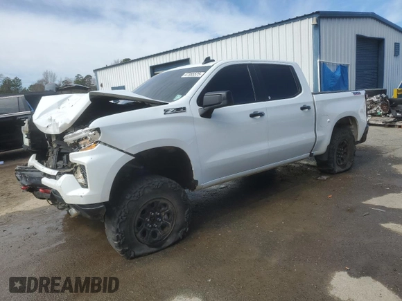 2023 Chevrolet Silverado 1500 LT Trail Boss with VIN 3GCPDFEK3PG158435, listed as a Copart auction lot 47355525 with Not Provided miles and Salvage Title. Bid and sale history available at DreamBid. Image 1.