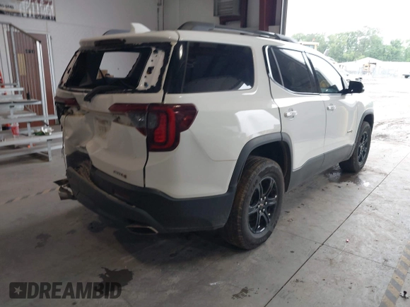 2021 GMC Acadia AT4 with VIN 1GKKNLLS0MZ183835, listed as a IAAI auction lot 42297624 with 60,860 mi miles and . Bid and sale history available at DreamBid. Image 4.