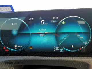 2021 Mercedes-Benz A 220 with VIN W1K3G4FB3MJ290216, listed as a Copart auction lot 58425955 with 55,537 mi miles and Salvage title. Bid and sale history available at DreamBid. Image 9.