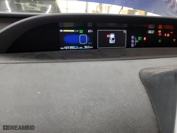 2017 Toyota Prius Two with VIN JTDKARFU2H3534227, listed as a Copart auction lot 51641425 with 101,393 mi miles and Salvage Title. Bid and sale history available at carsss.com. Image 9.