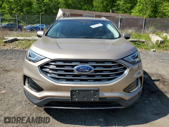 2020 Ford Edge Titanium with VIN 2FMPK3K91LBA72040, listed as a Copart auction lot 53977085 with 83,290 mi miles and Salvage title. Bid and sale history available at DreamBid. Image 5.