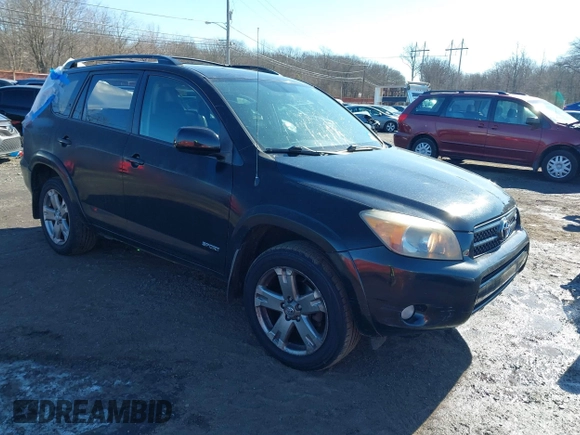 2008 Toyota RAV4 Sport with VIN JTMBK32V886040476, listed as a IAAI auction lot 41576176 with 165,025 mi miles. Bid and sale history available at carsss.com. Image 1.