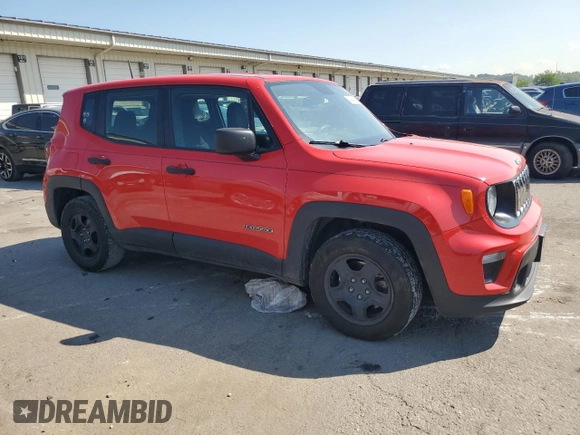 2019 Jeep Renegade Sport z VIN ZACNJAAB0KPK44864, wystawiony jako Copart lot #64246985 z przebiegiem 124 103 mil mil oraz Czysty tytuł • Clean title. Historia ofert i sprzedaży dostępna na DreamBid. Obrazek 4.