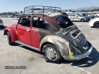 1968 Volkswagen Beetle with VIN 118428470, listed as a Copart auction lot 85266974 with Not Provided miles and Salvage Title. Bid and sale history available at DreamBid. Image 2.