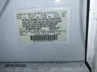 2010 Nissan Sentra SR with VIN 3N1AB6APXAL728073, listed as a IAAI auction lot 41055818 with 118,916 mi miles and . Bid and sale history available at DreamBid. Image 9.