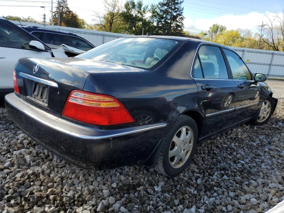 2002 Acura RL with VIN JH4KA96502C004028, listed as a Copart auction lot 74913914 with 220,819 mi miles and Salvage Title. Bid and sale history available at carsss.com. Image 3.