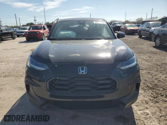 2024 Honda HR-V Sport with VIN 3CZRZ1H58RM729290, listed as a Copart auction lot 50696295 with 7,718 mi miles and Salvage Title. Bid and sale history available at carsss.com. Image 5.