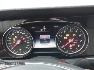 2018 Mercedes-Benz E with VIN WDDZF4KB5JA352116, listed as a IAAI auction lot 41863109 with 71,039 mi miles. Bid and sale history available at carsss.com. Image 7.