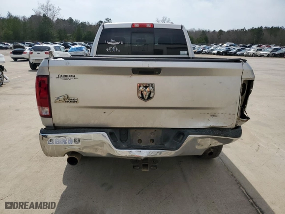 2010 Dodge Ram 1500 SLT with VIN 1D7RB1GT4AS139115, listed as a Copart auction lot 48408365 with 331,235 mi miles and Salvage Title. Bid and sale history available at carsss.com. Image 6.