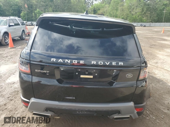 2020 Land Rover Range Rover Sport SE with VIN SALWG2SU2LA703477, listed as a Copart auction lot 51649055 with 38,625 mi miles and Salvage Title. Bid and sale history available at carsss.com. Image 6.