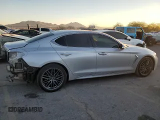 2019 Genesis G70 Advanced with VIN KMTG64LA3KU037467, listed as a Copart auction lot 85215154 with 45,338 mi miles and Salvage Title. Bid and sale history available at DreamBid. Image 3.