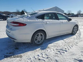 2018 Ford Fusion SE with VIN 3FA6P0HDXJR230360, listed as a Copart auction lot 87761215 with 60,305 mi miles and Salvage Title. Bid and sale history available at DreamBid. Image 3.
