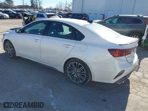 2023 Kia Forte GT with VIN 3KPF44AC6PE680552, listed as a IAAI auction lot 41429512 with 8,817 mi miles and . Bid and sale history available at carsss.com. Image 3.