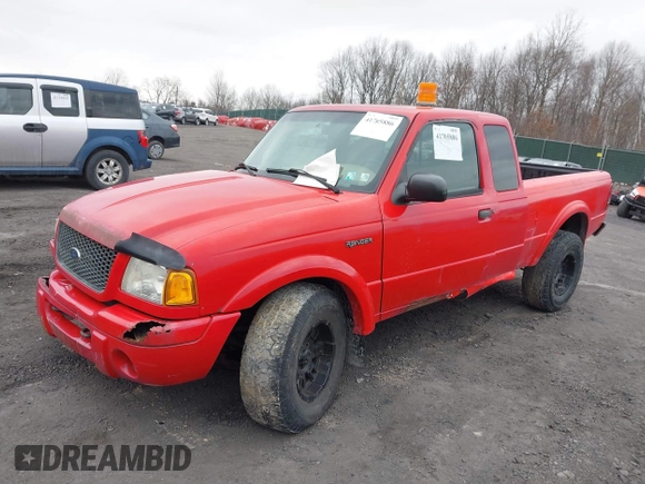 2002 Ford Ranger XLT Off-Road with VIN 1FTZR45U02PB19726, listed as a IAAI auction lot 41705886 with 162,022 mi miles and . Bid and sale history available at DreamBid. Image 2.