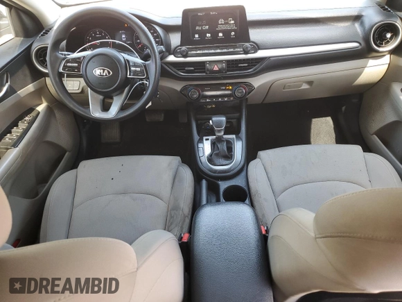 2019 Kia Forte LXS with VIN 3KPF24AD4KE018413, listed as a Copart auction lot 53357285 with 53,937 mi miles and Salvage Title. Bid and sale history available at DreamBid. Image 8.