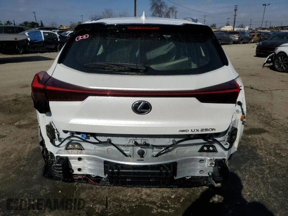 2024 Lexus UX 250h Premium z VIN JTHP9JBH7R2073444, wystawiony jako Copart lot #43447265 z przebiegiem 7 851 mil mil oraz Szkoda całkowita • Salvage title. Historia ofert i sprzedaży dostępna na DreamBid. Obrazek 6.