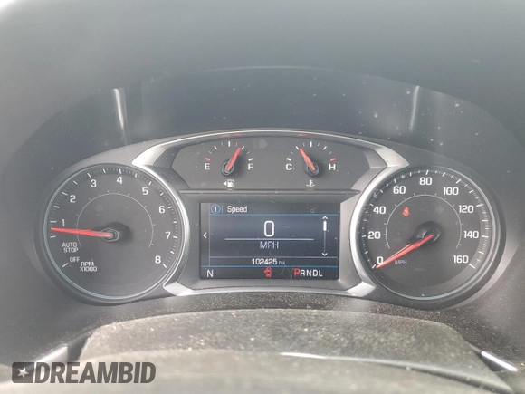 2019 Chevrolet Equinox LT with VIN 2GNAXKEV9K6272063, listed as a Copart auction lot 55803365 with 102,425 mi miles and Salvage title. Bid and sale history available at DreamBid. Image 9.