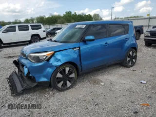 2016 Kia Soul + z VIN KNDJP3A51G7384528, wystawiony jako Copart lot #55146045 z przebiegiem 160 316 mil mil oraz Szkoda całkowita • Salvage title. Historia ofert i sprzedaży dostępna na DreamBid. Obrazek 1.